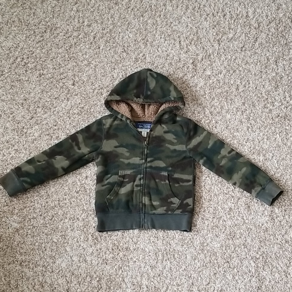 The Children's Place Full Zip Camo Hoodie/Jacket